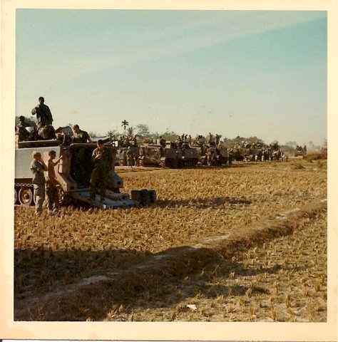 Apr.'70 on Cambodian border